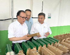 苏如春与甘肃省慈善联合总会会长李志勋调研华邦陇南帮扶项目